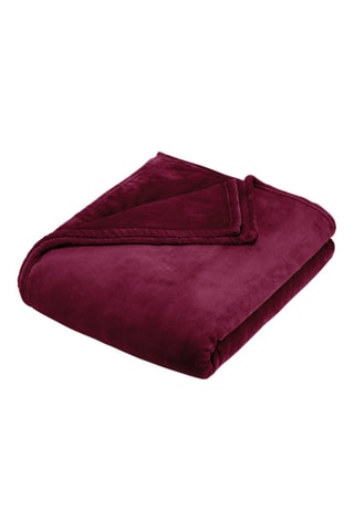 Maxi Plaid Bordeauxrood - 180 x 220 cm