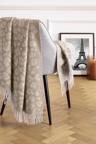 Geweven Plaid Manuel 
Taupe