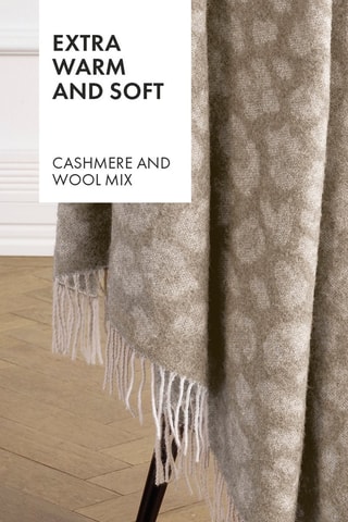 Geweven Plaid Manuel 
Taupe