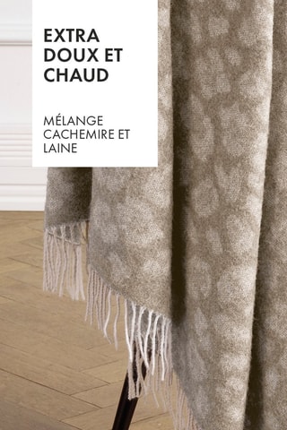 Geweven Plaid Manuel 
Taupe