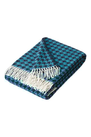 Plaid Blauw en Zwart - 130 x 170 cm