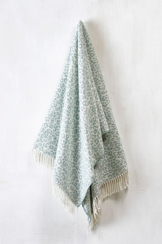 Plaid Mintgroen en Wit - 130 x 170 cm