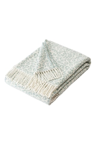 Plaid Mintgroen en Wit - 130 x 170 cm