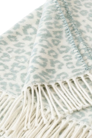 Plaid Mintgroen en Wit - 130 x 170 cm