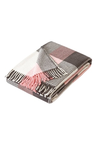 Plaid Roze en Grijs - 130 x 170 cm