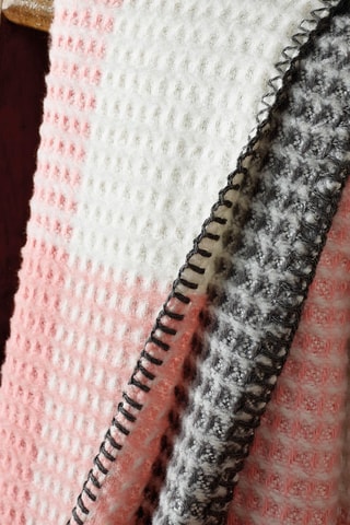 Plaid Roze en Grijs - 130 x 170 cm