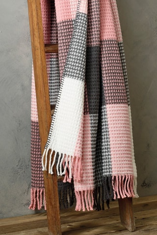 Plaid Roze en Grijs - 130 x 170 cm