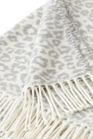 Plaid Lichtgrijs en Wit - 130 x 170 cm