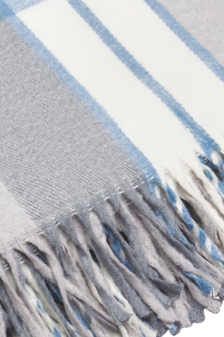 Plaid  Lichtblauw en Grijs - 130 x 180 cm