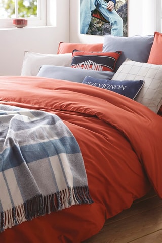 Plaid  Lichtblauw en Grijs - 130 x 180 cm