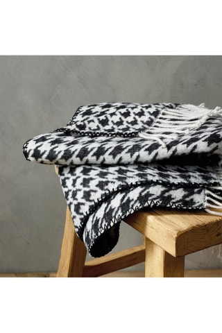 Plaid Zwart en Wit - 130 x 170 cm