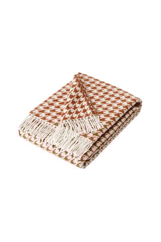 Plaid Bruin en Wit - 130 x 170 cm