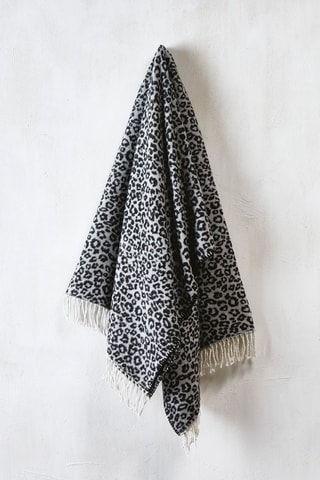 Plaid Donkergrijs en Zwart - 130 x 170 cm