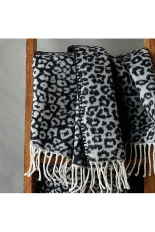 Plaid Donkergrijs en Zwart - 130 x 170 cm