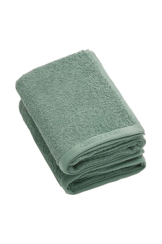 2 toalhas Verde garrafa - 50 x 100 cm