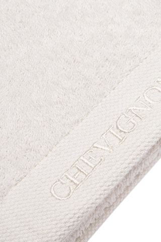 2 Handdoeken Gebroken Wit 50 x 100 cm