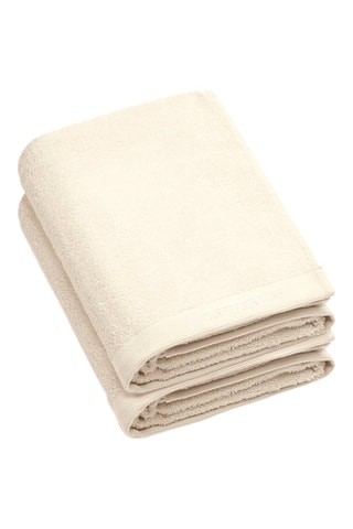 2 Douchelakens Ivoorkleurig