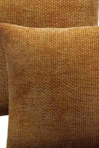 Kussenhoes Robin- Mosterdgeel - 45 x 45 cm