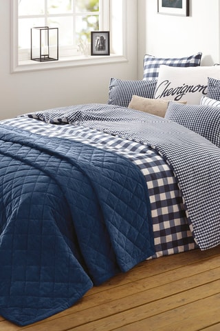 Colcha Corduroy Azul