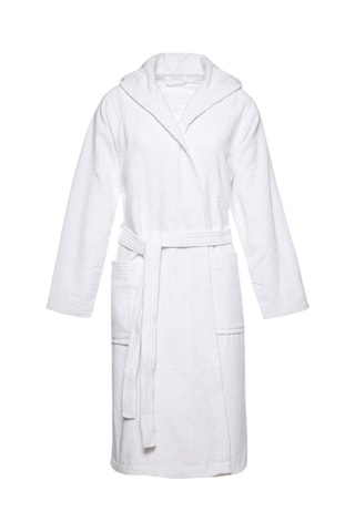 Badjas met Capuchon Wit