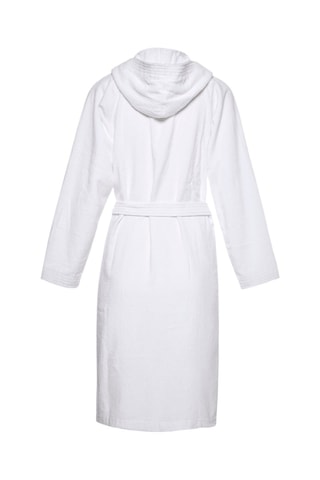 Badjas met Capuchon Wit