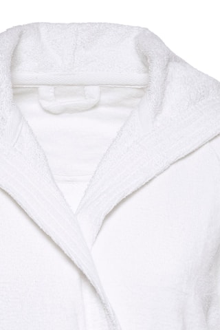 Badjas met Capuchon Wit