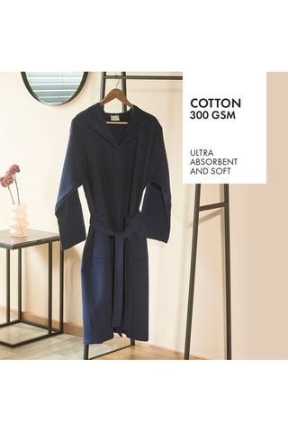 Badjas Nid d’Abeille-. Donkerblauw