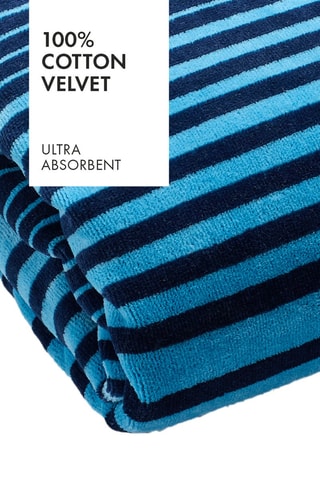 Toalha de banho grande Leo - Azul - 90 x 180 cm