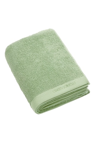 Toalha de banho grande Verde-prado 100 x 150 cm