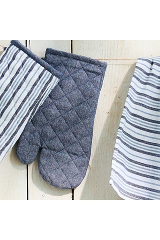 3-delige Keukenset - Donkerblauw