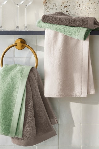 2 Theedoeken Lagon - Bruin - 45 x 45 cm