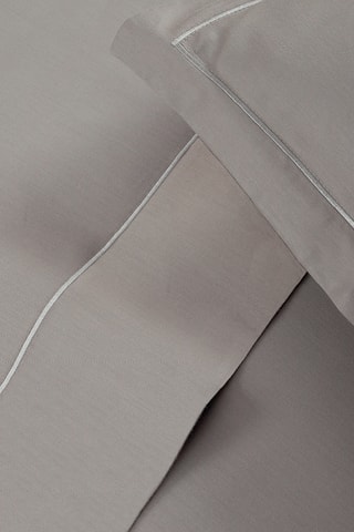 2 fronhas em cetim de algodão 80 fios/cm² Uni 1 baratta - Toupeira