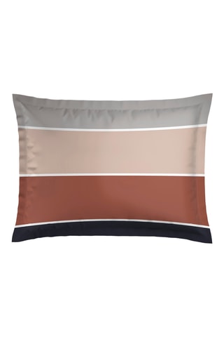 2 Katoensatijnen Kussenslopen 80 Draad/cm² Terres douces - Steenrood