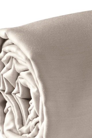 Lençol-capa em cetim de algodão 80 fios/cm² Uni - Toupeira