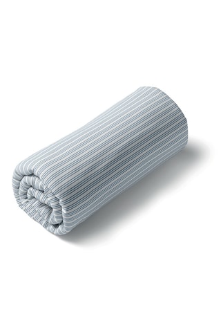 Katoenen Hoeslaken 80 Draad/cm² Jardin - Blauw