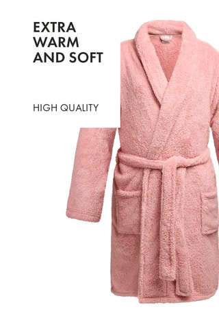 Roupão Uni - Rosa-claro