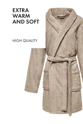 Badjas Uni - Taupe