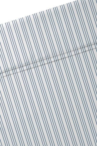 Katoensatijnen Laken 80 Draad/cm² Jardin - Blauw