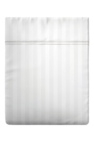 Lençol liso em algodão 80 fios/cm² Dobby - Branco