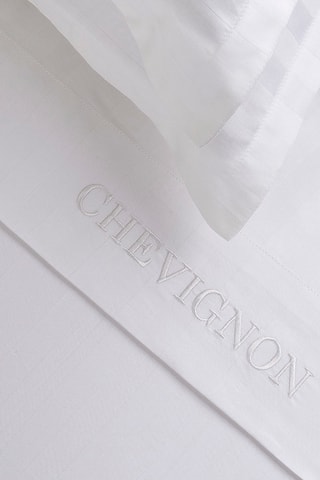 Lençol liso em algodão 80 fios/cm² Dobby - Branco