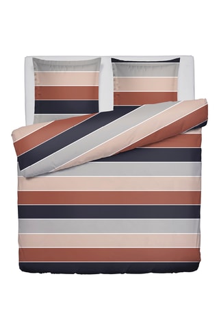 Katoensatijnen Overtrekset 80 Draad/cm² Terres douces - Bruin