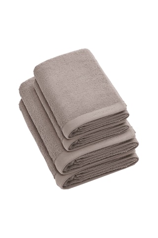 4 Handdoeken Lagon - Bruin