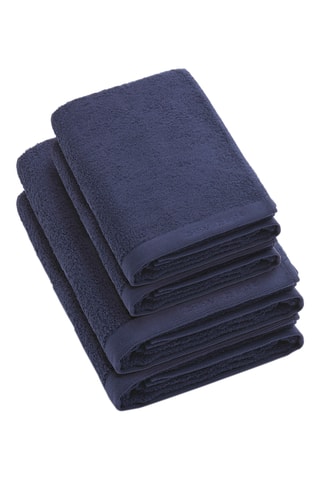 4 Handdoeken Lagon - Donkerblauw