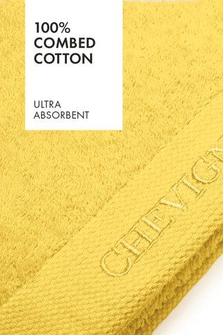 4 toalhas Lagon - Amarelo