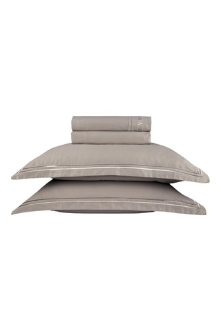 Conjunto de lençóis em cetim de algodão 80 fios/cm² Bastia - Toupeira