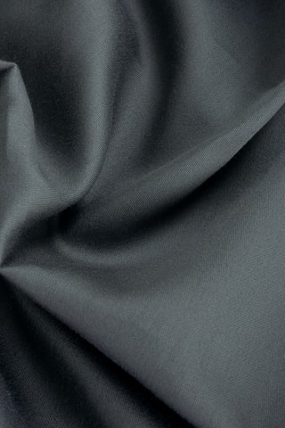 Conjunto de lençóis em cetim de algodão 80 fios/cm² Uni - Cinzento-escuro