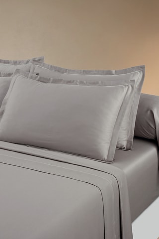 Conjunto de lençóis em cetim de algodão 80 fios/cm² Uni - Toupeira