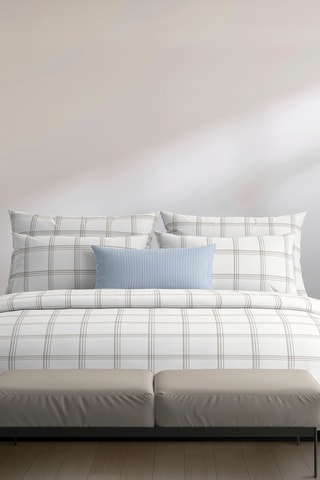 Katoensatijnen Lakenset 80 Draad/cm² Aaron - Taupe