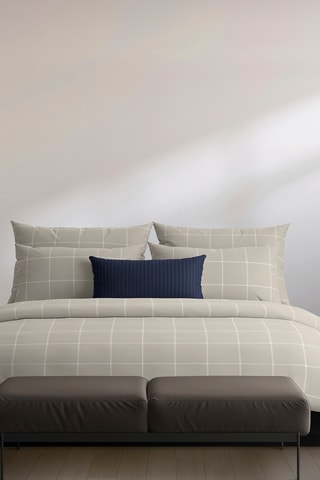 Katoensatijnen Overtrekset 80 Draad/cm² Arthur - Taupe