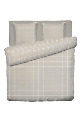 Katoensatijnen Overtrekset 80 Draad/cm² Arthur - Taupe